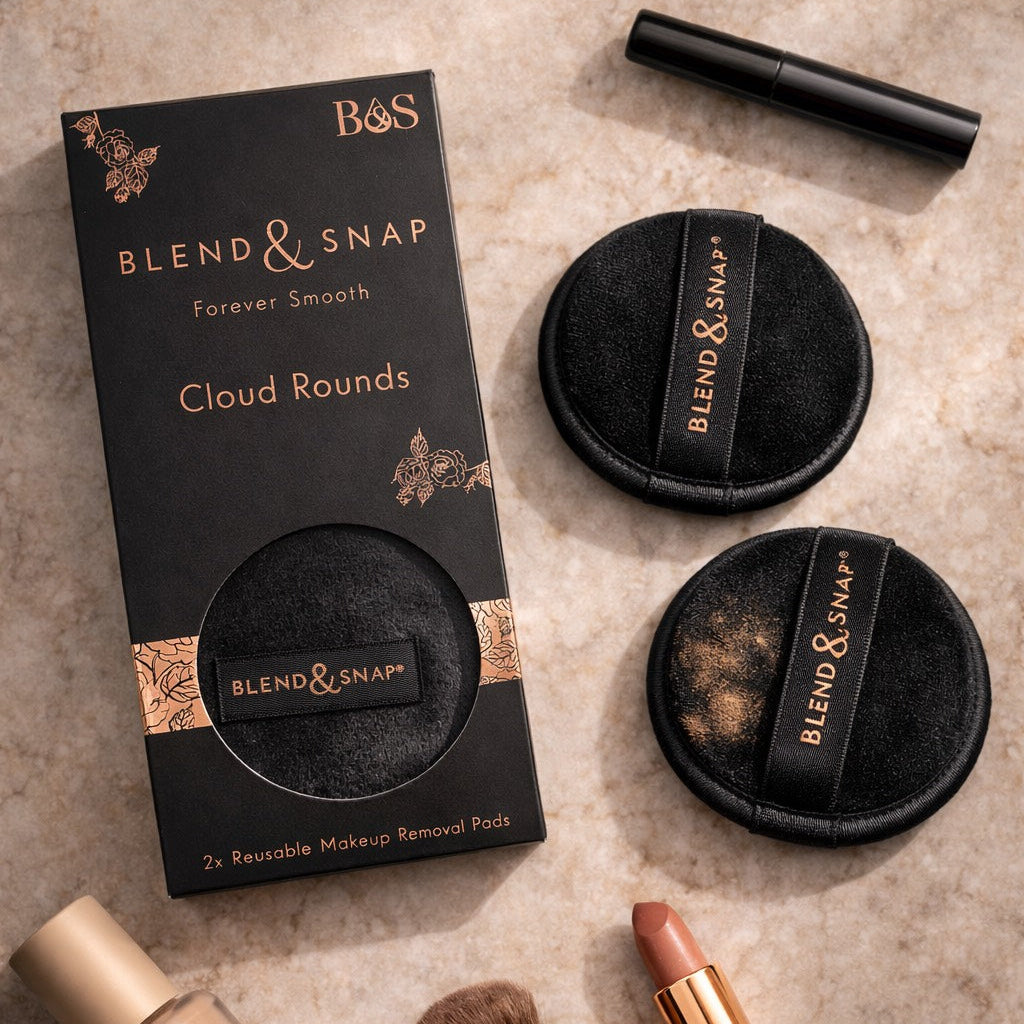 Blend & Snap CloudRounds | Reusable Makeup Remover Pads 2 Pack
