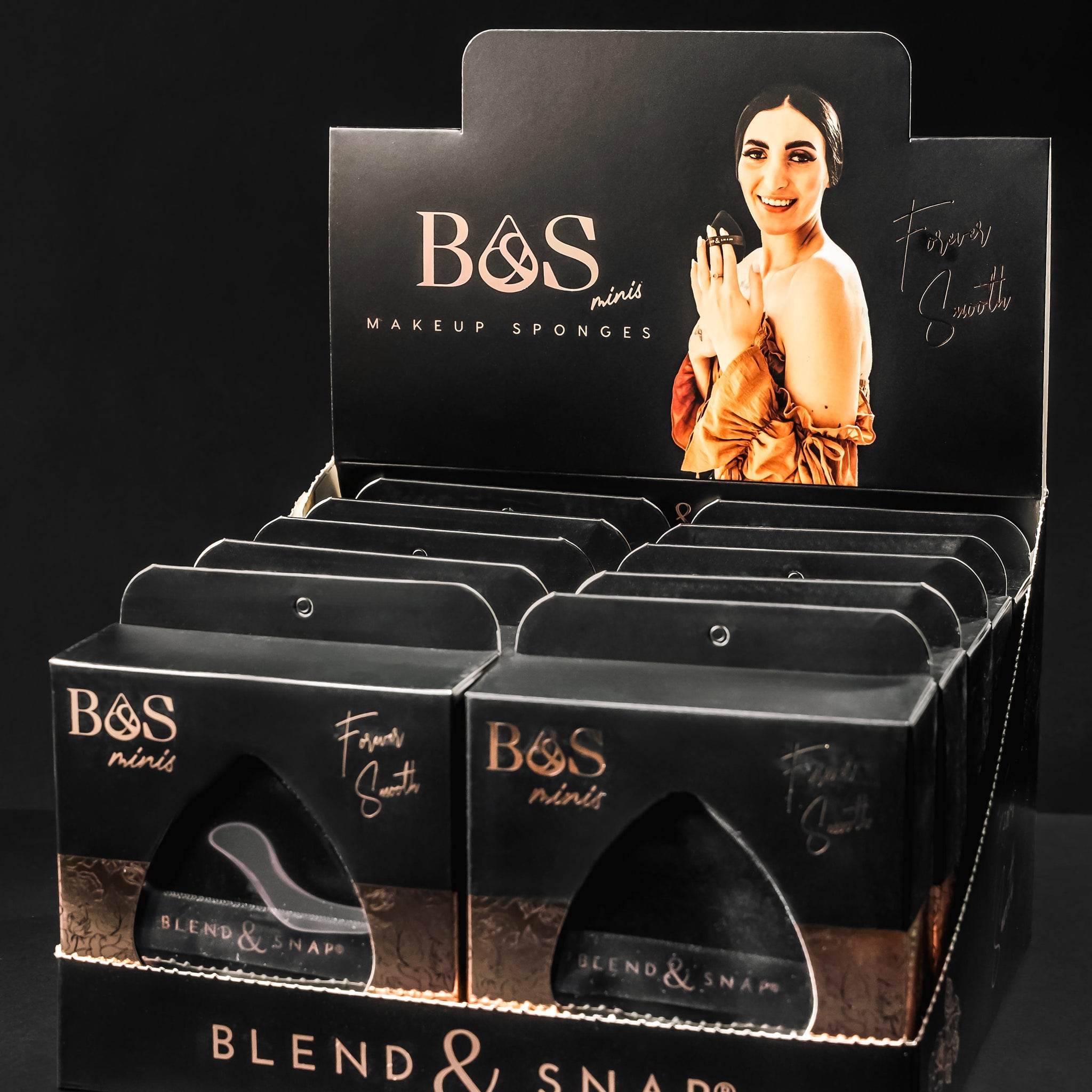 Blend & Snap Mini Sponges POP Display Bundle (10pcs) — Value Bundle for Beauty Lovers