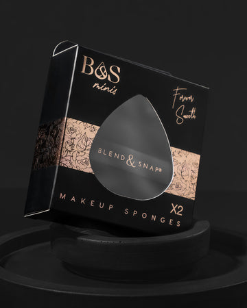 Blend & Snap Mini Sponges (2-Pack) — Precision Under-Eye & Detail Blenders