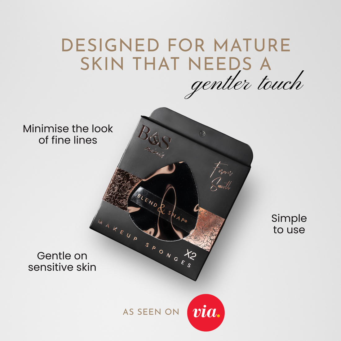 Blend & Snap Mini Makeup Sponges | 2 Pack