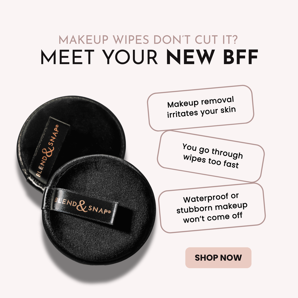 Blend & Snap CloudRounds Reusable Makeup Remover Pads — 2-Way Cleansing Pads